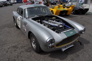 Racing DB4 at Brands Hatch Historic Masters 2011